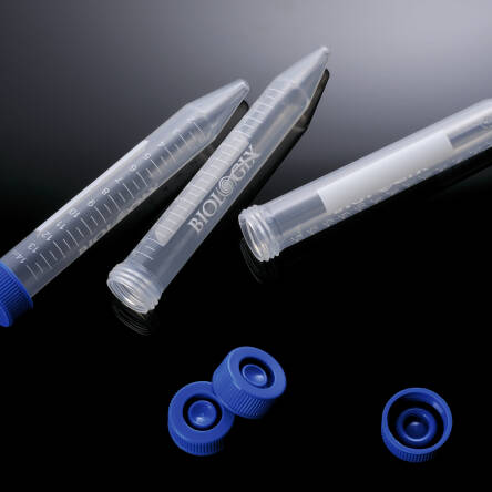 Non-sterile 15ml Plug-seal cap Centrifuge Tubes, PP, Bulk pack, 500 Tubes /Bag, 500 Caps/Bag, 2 Bags/Case