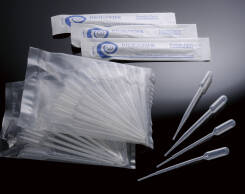 Sterylne pipety Pasteura 1ml, indywidualnie pakowane, 500x1szt/500szt